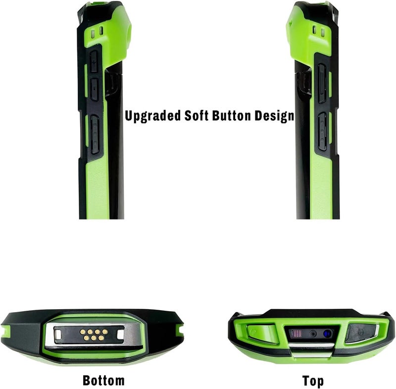 Mutelen Case for Zebra TC51 TC52 TC52X TC56 TC57 TC57X TC510K TC520 TC520K – Rugged Protective Cover with Strap, Bumper, Boot-Style Holster, Handheld Barcode Scanner Accessory SG-TC51-EXO1-01 (Green) - Image 3